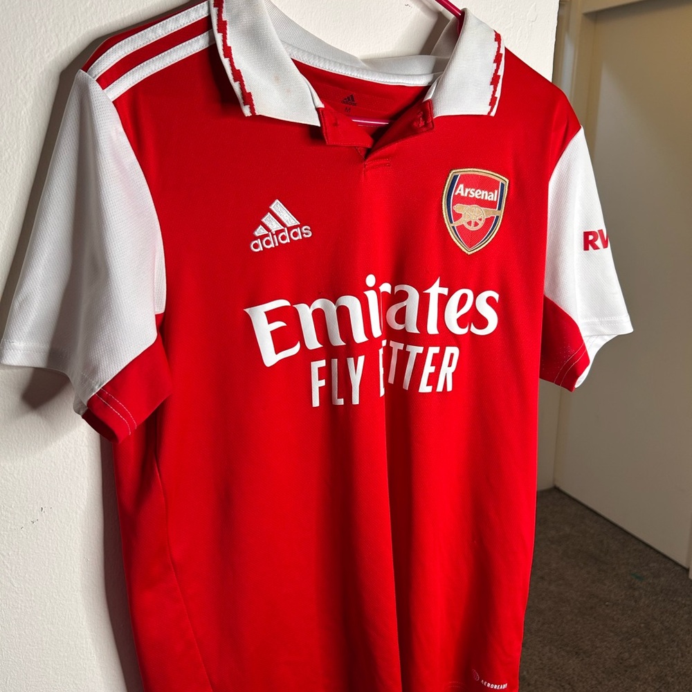 Adidas Arsenal Youth Red and White Jersey